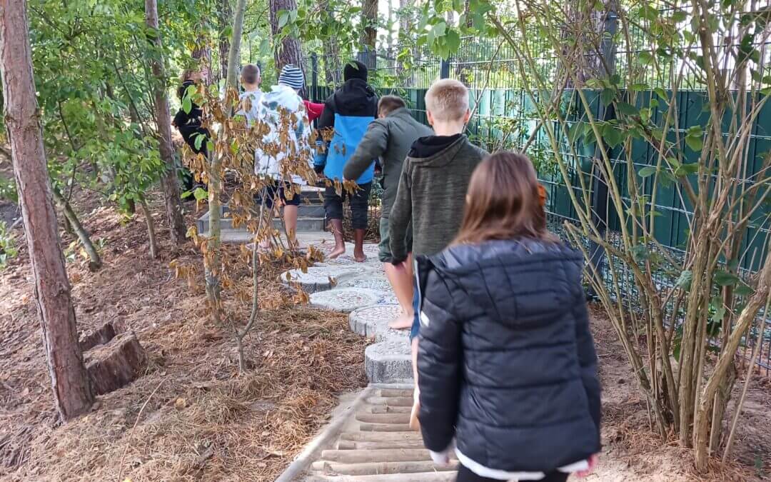 Barfußpfad im Hort Zauberwald – Ein Projekt im Rahmen des BürgerBudgets in Waldstadt